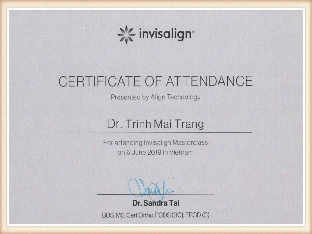 Chứng nhận Align Technology